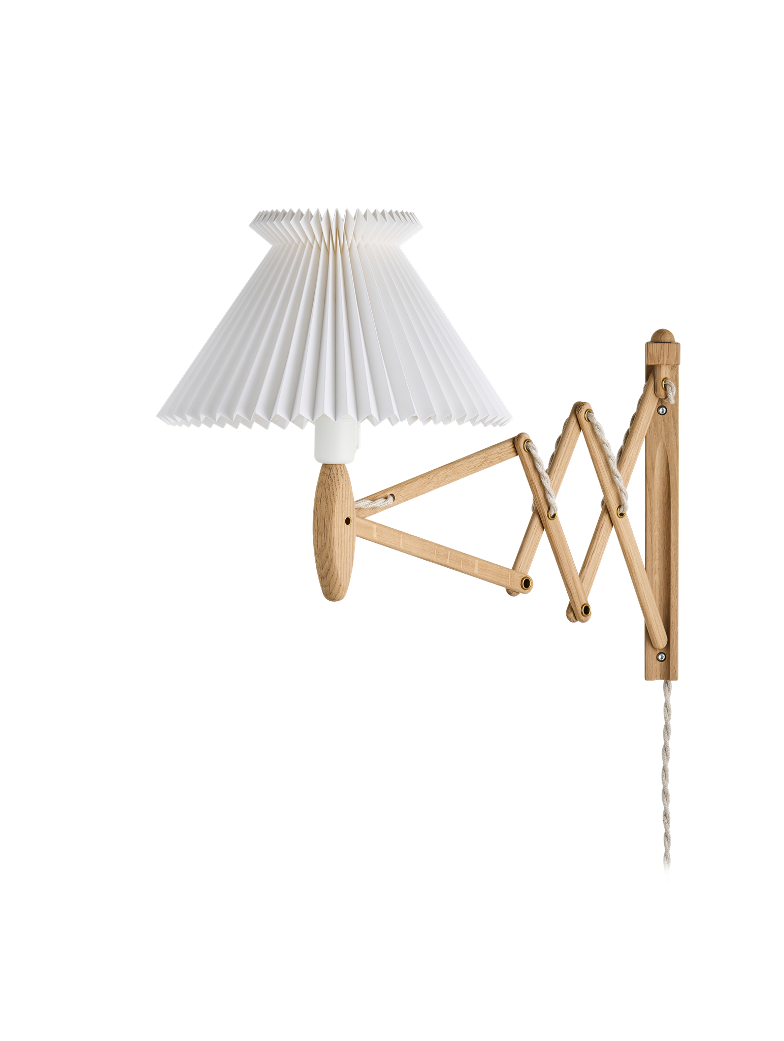 LeKlint224_Anniversary_Sax_wall_lamp_untreatedoak_lampshade6_17cm_paper_packshot1