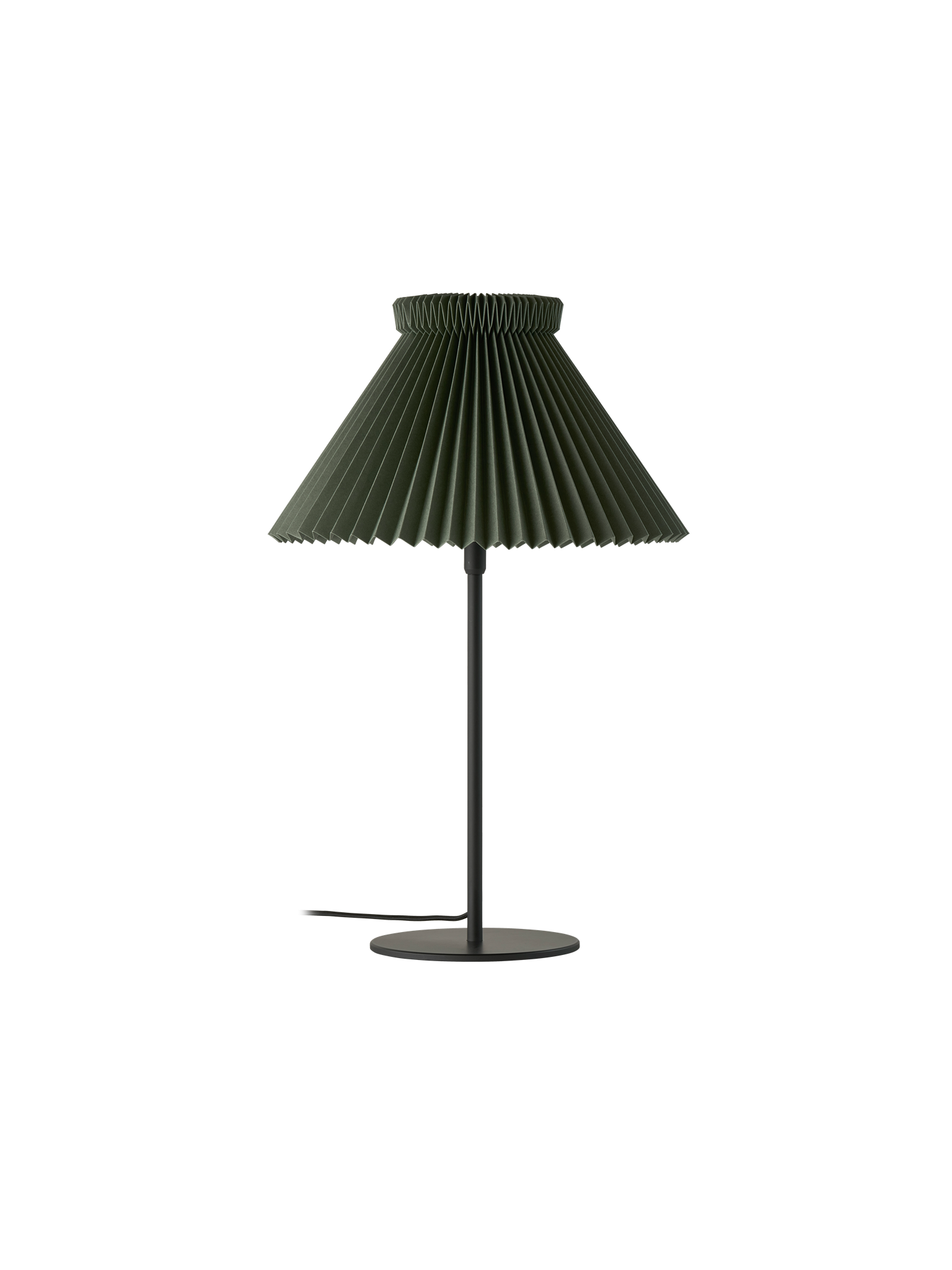 Leklint334t Tablelamp Lampshade1 19Cm Paper Mossgreen Packshot1